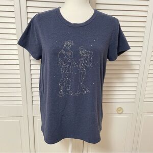 Disney Hercules Blue Heather T-Shirt Stars Love Valentine’s Day Couples Princess